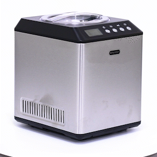 Whynter ICM-128BPS Upright Automatic Ice Cream Maker 1.28 Quart Capacity  with Built-in Compressor, no pre-freezing, LCD Digital Display, Timer, with