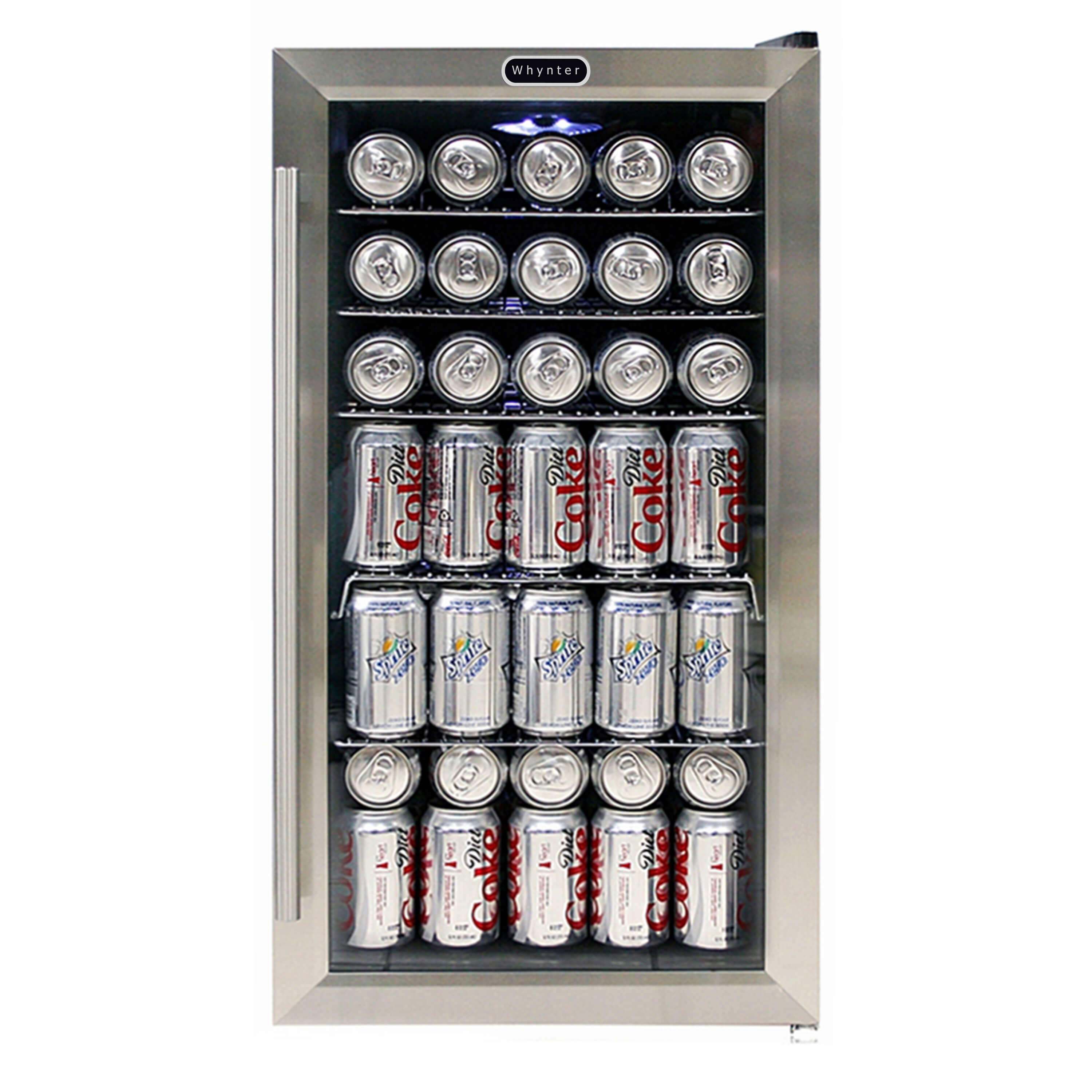 BR-125SD Steel Small Beverage Cooler Fridge