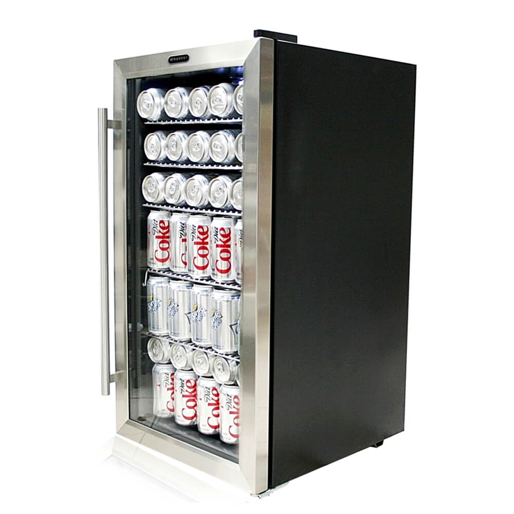 BR-125SD Steel Small Beverage Cooler Fridge