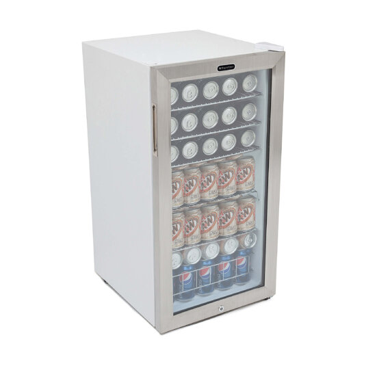 BR-128WS Mini Fridge with Shelves 120-Can Capacity