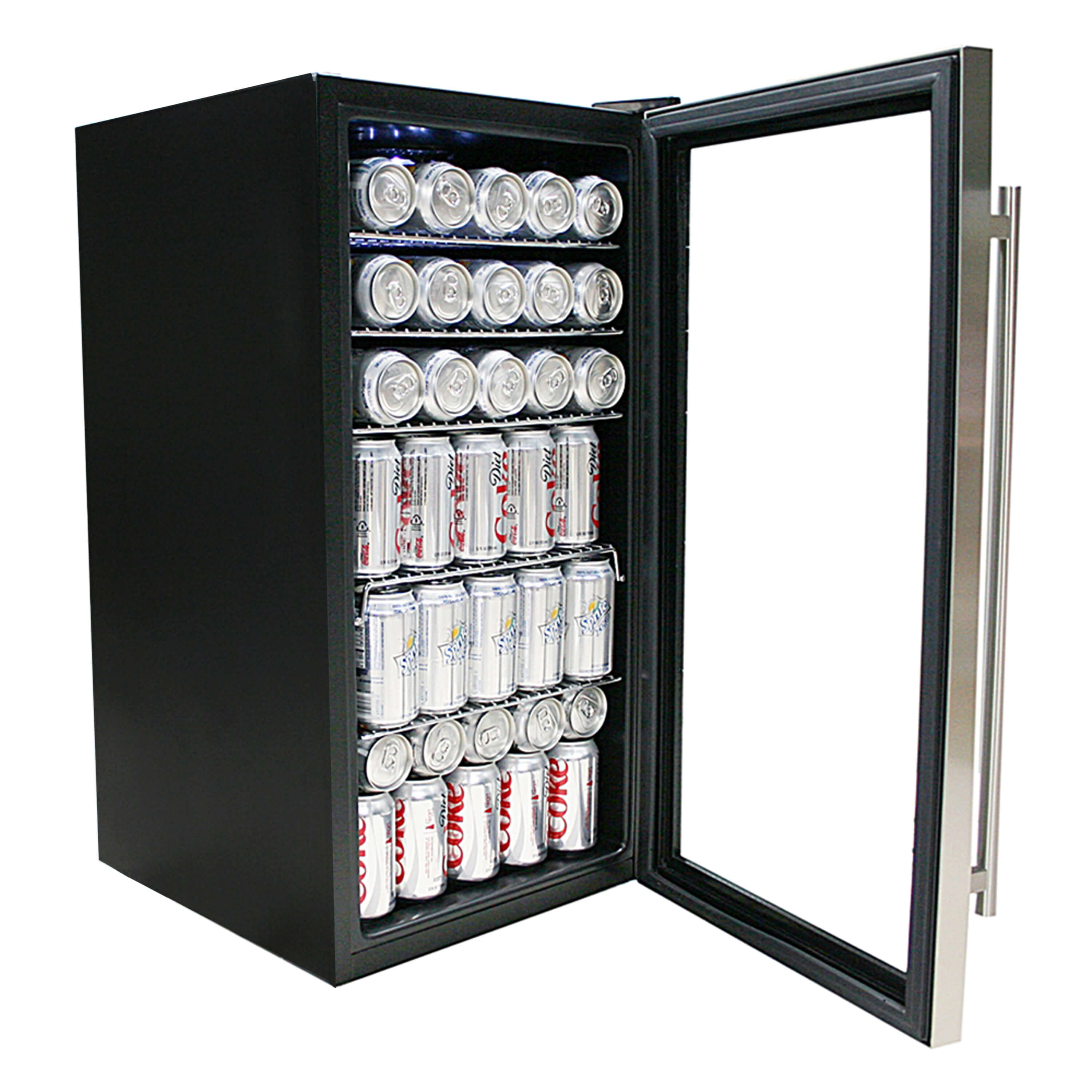 BR130SB Whynter Beverage Refrigerator with Internal Fan Stainless