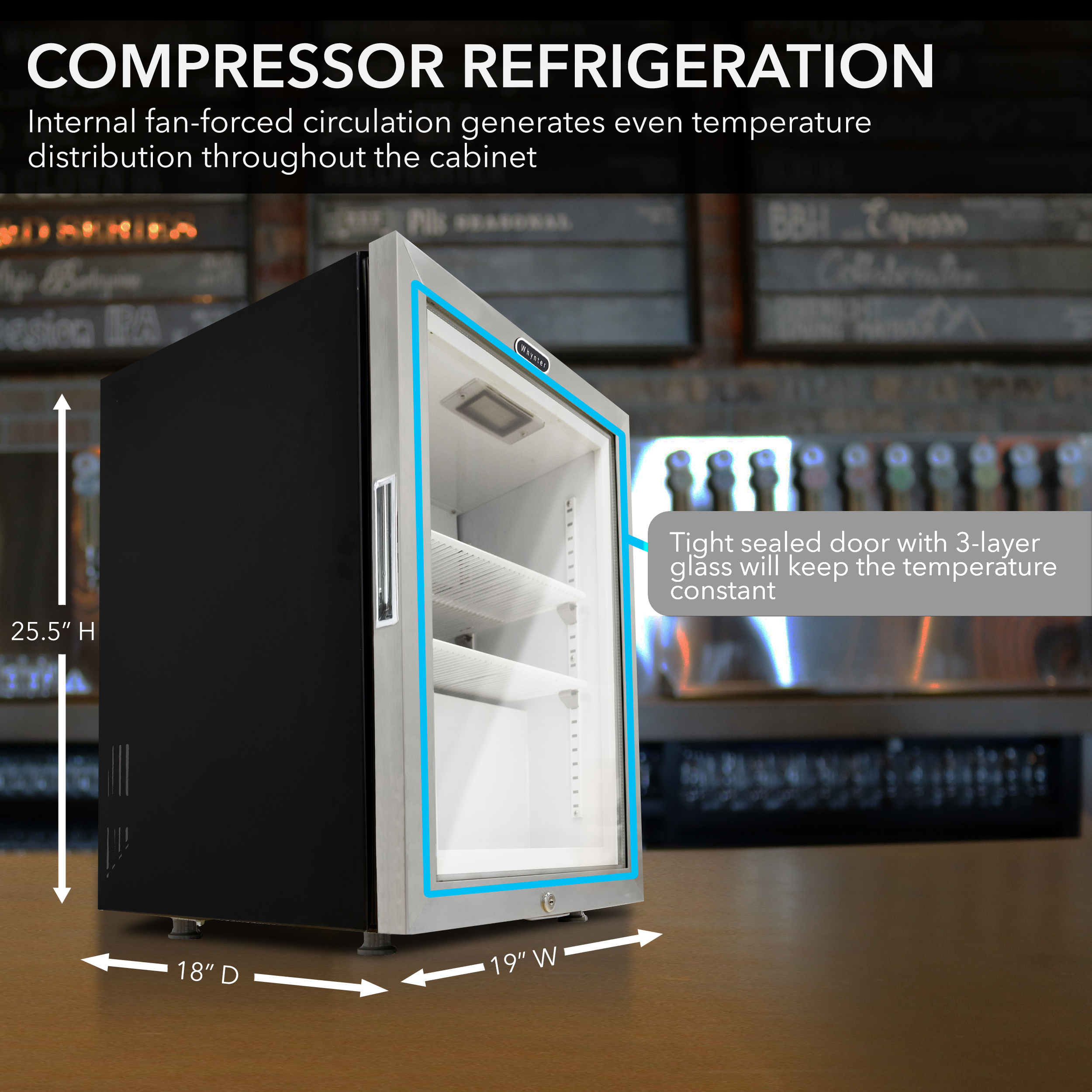 Compressor Minibar for Hotel & Hospitality ELITE