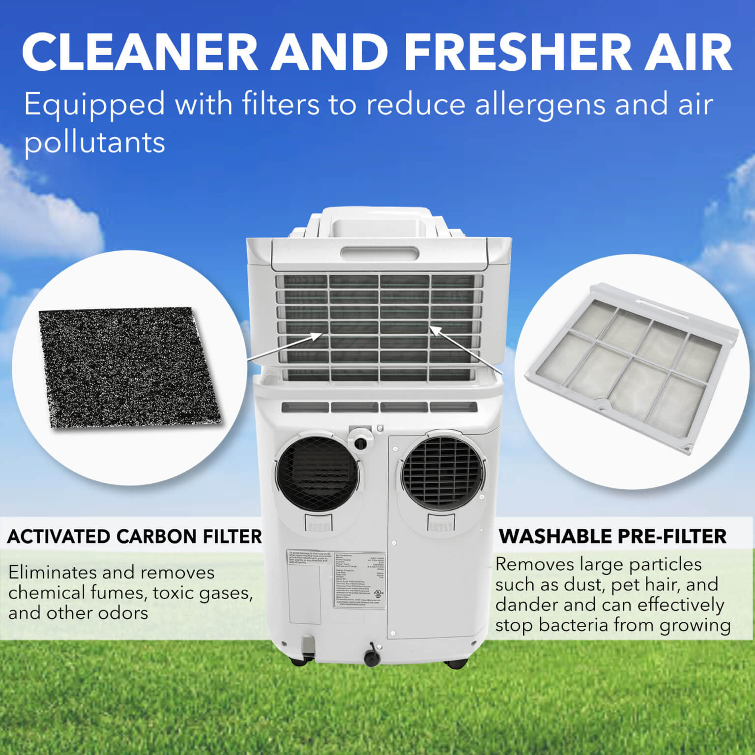 ARC110WD Portable Dual Hose Air Conditioner Whynter