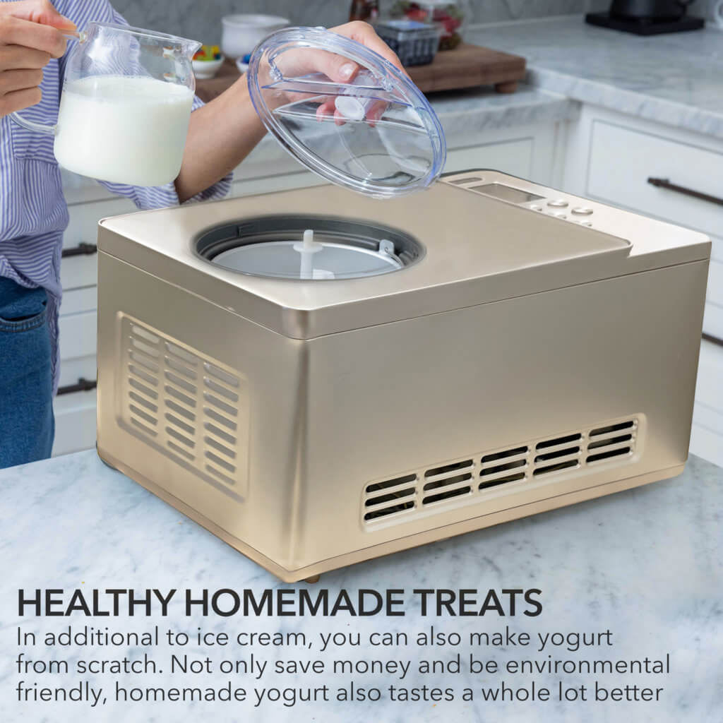 Whynter 2.6 Quart Upright Ice Cream Maker and Yogurt Incubator