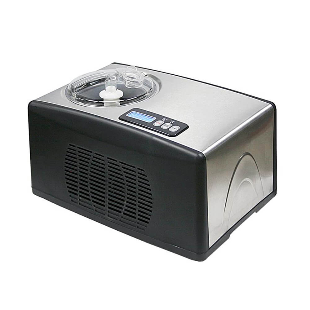 Whynter ICM-15LS Automatic Ice Cream Maker 1.6 Quart Capacity Stainless  Steel, with Built-in Compressor, no pre-Freezing, LCD Digital Display,  Timer