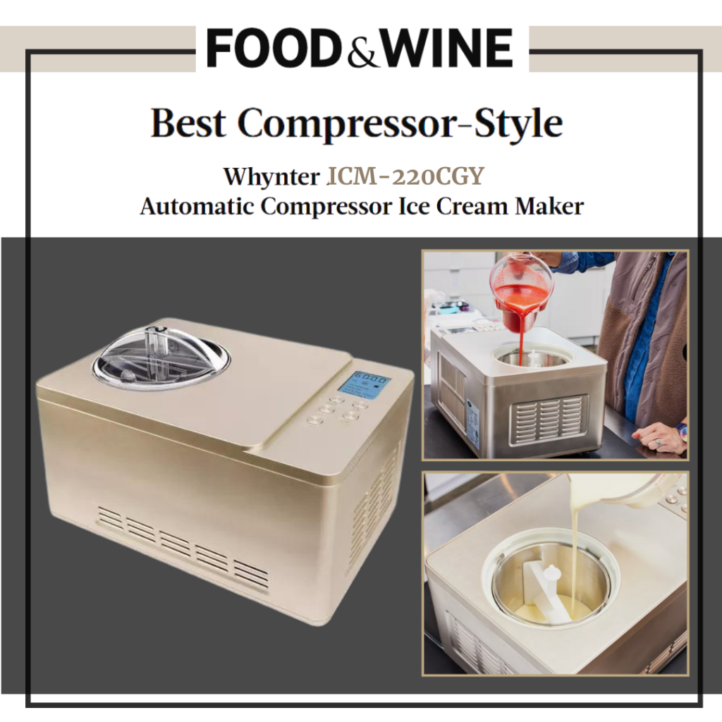 Whynter ICM220CGY 2 Quart Capacity Automatic Compressor Ice