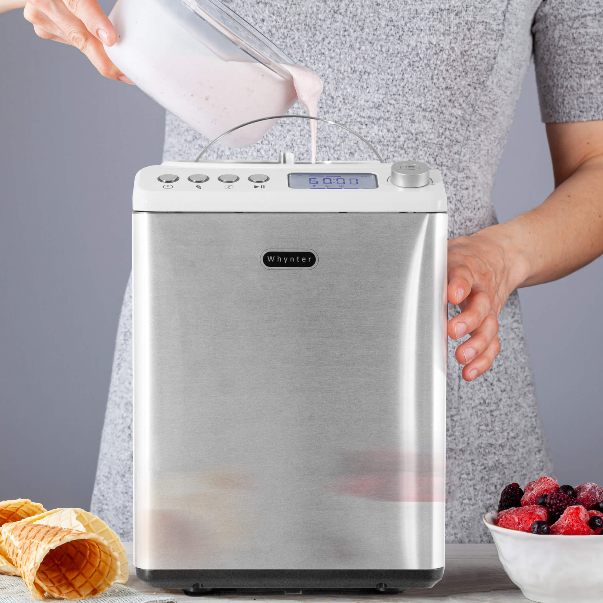 Whynter ICM201SB 2.1 Quart Capacity Upright Automatic