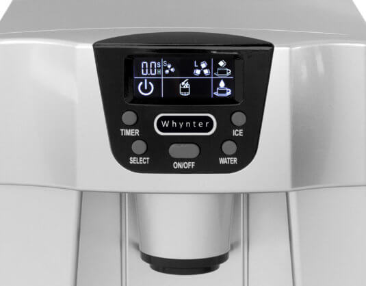 IDC-221SC Whynter Countertop Direct Connection Ice Maker and Water ...
