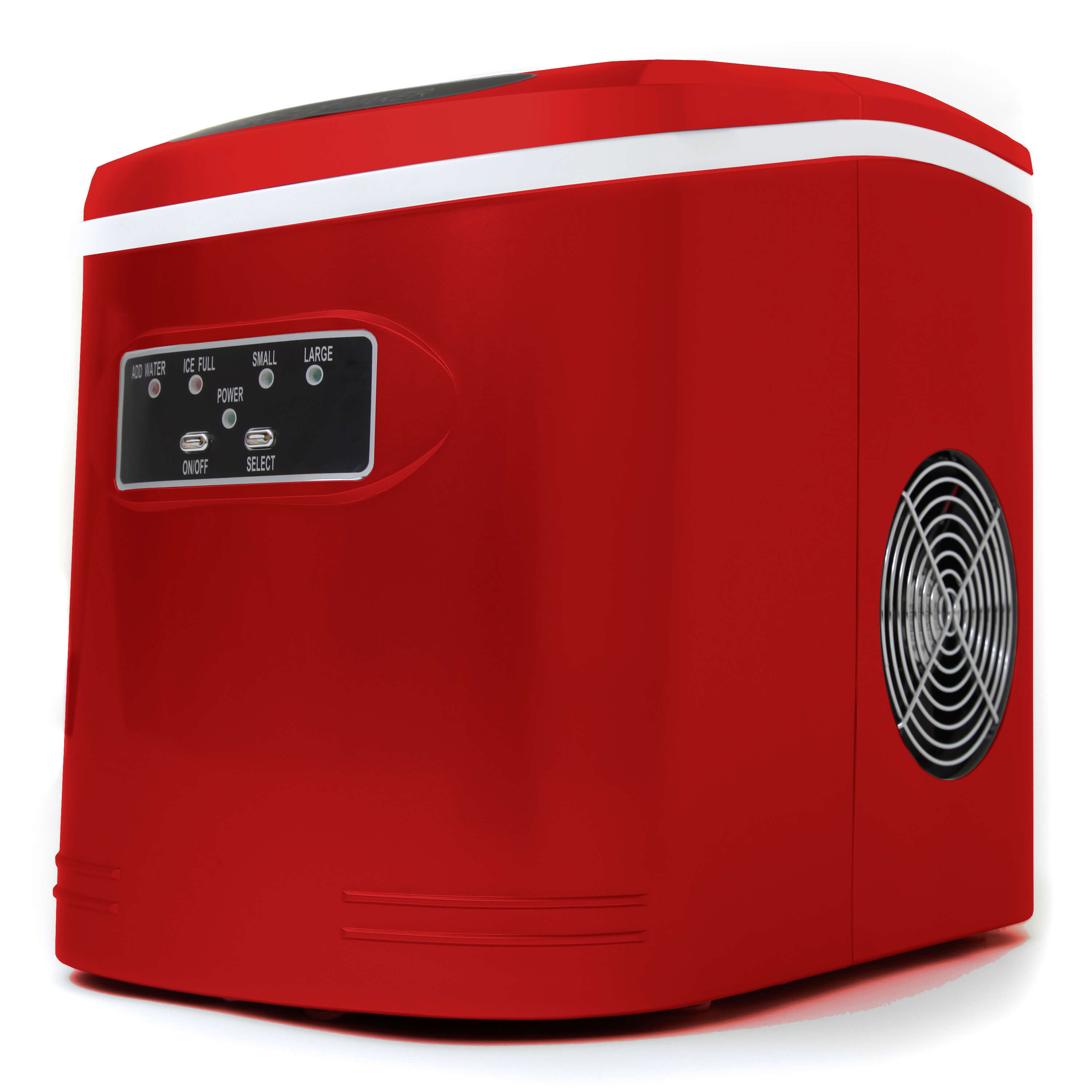 Whynter 27 lb. Compact Portable Ice Maker in Metallic Red IMC-270MR - The  Home Depot