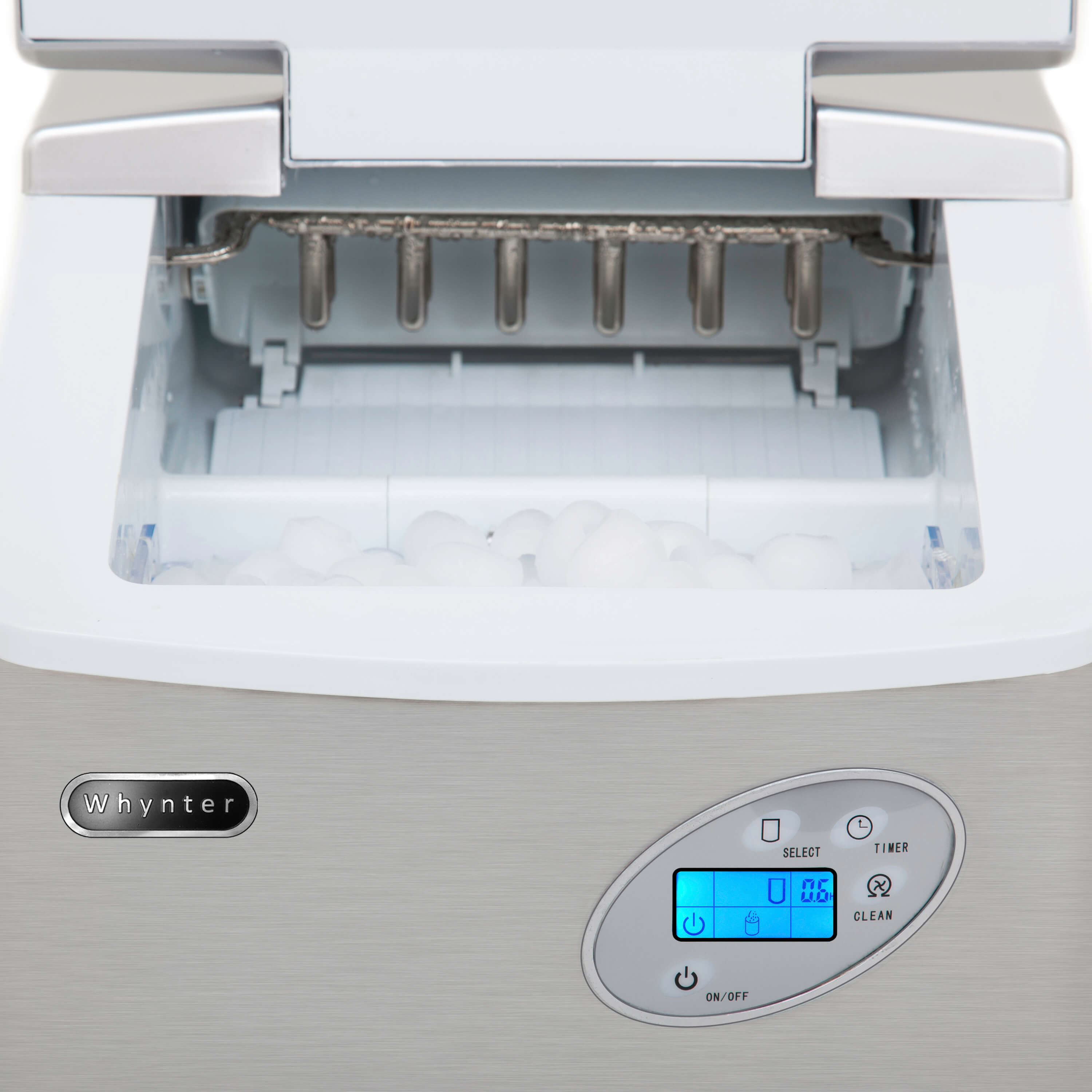 IMC491DC Whynter Portable Ice Maker with 49lb Capacity Stainless Steel