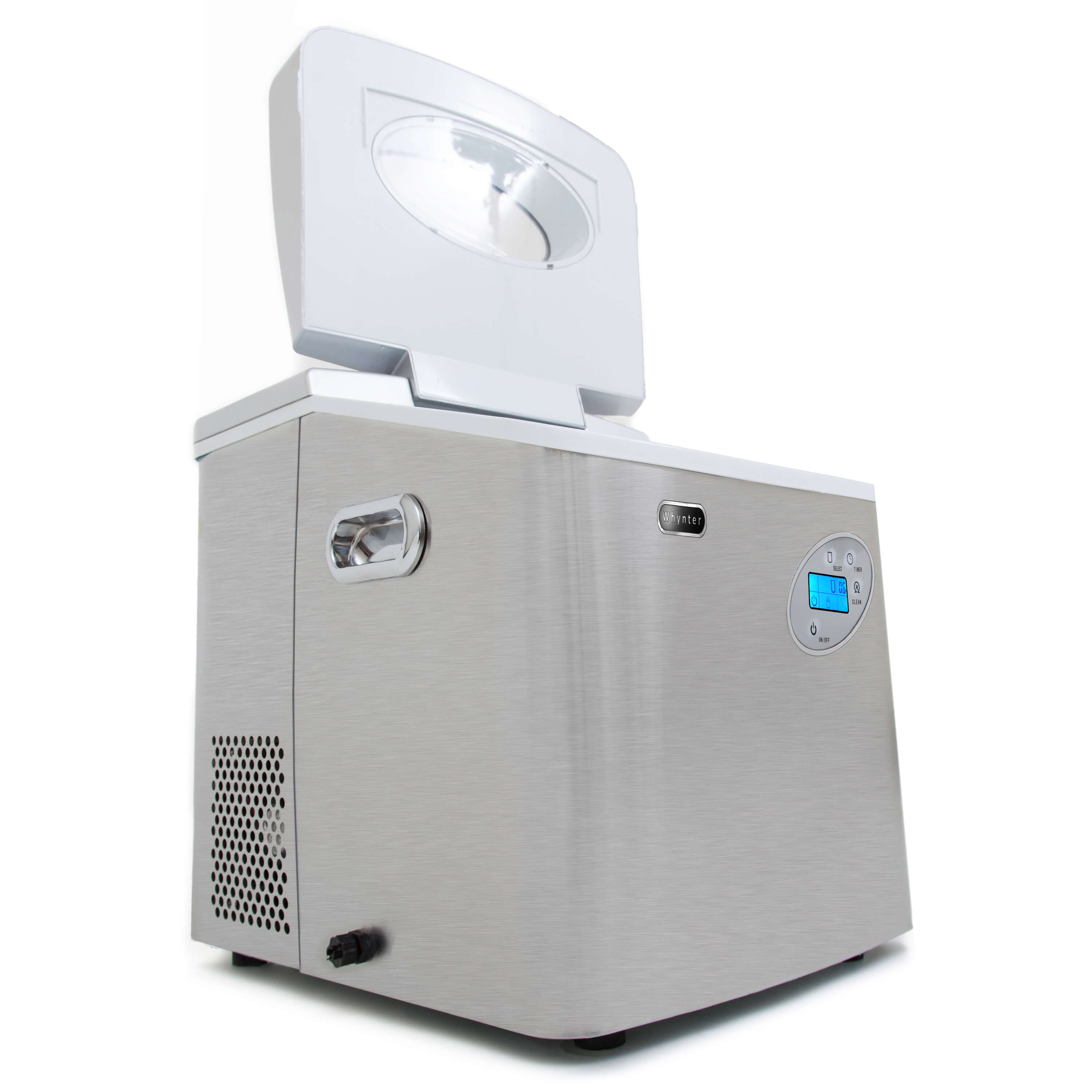IMC491DC Whynter Portable Ice Maker with 49lb Capacity Stainless Steel