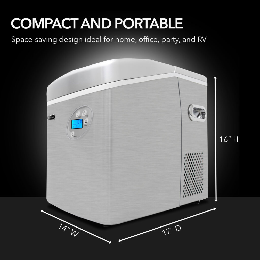 Whynter IMC491DC Portable Ice Maker with 49lb Capacity