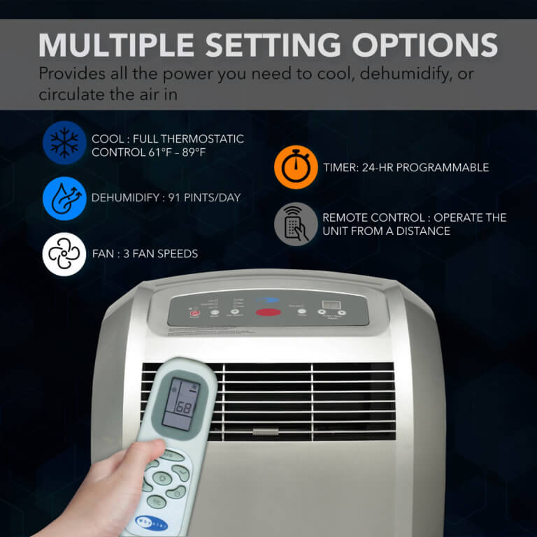 ARC1230WN Portable Air Conditioner with WiFi Whynter