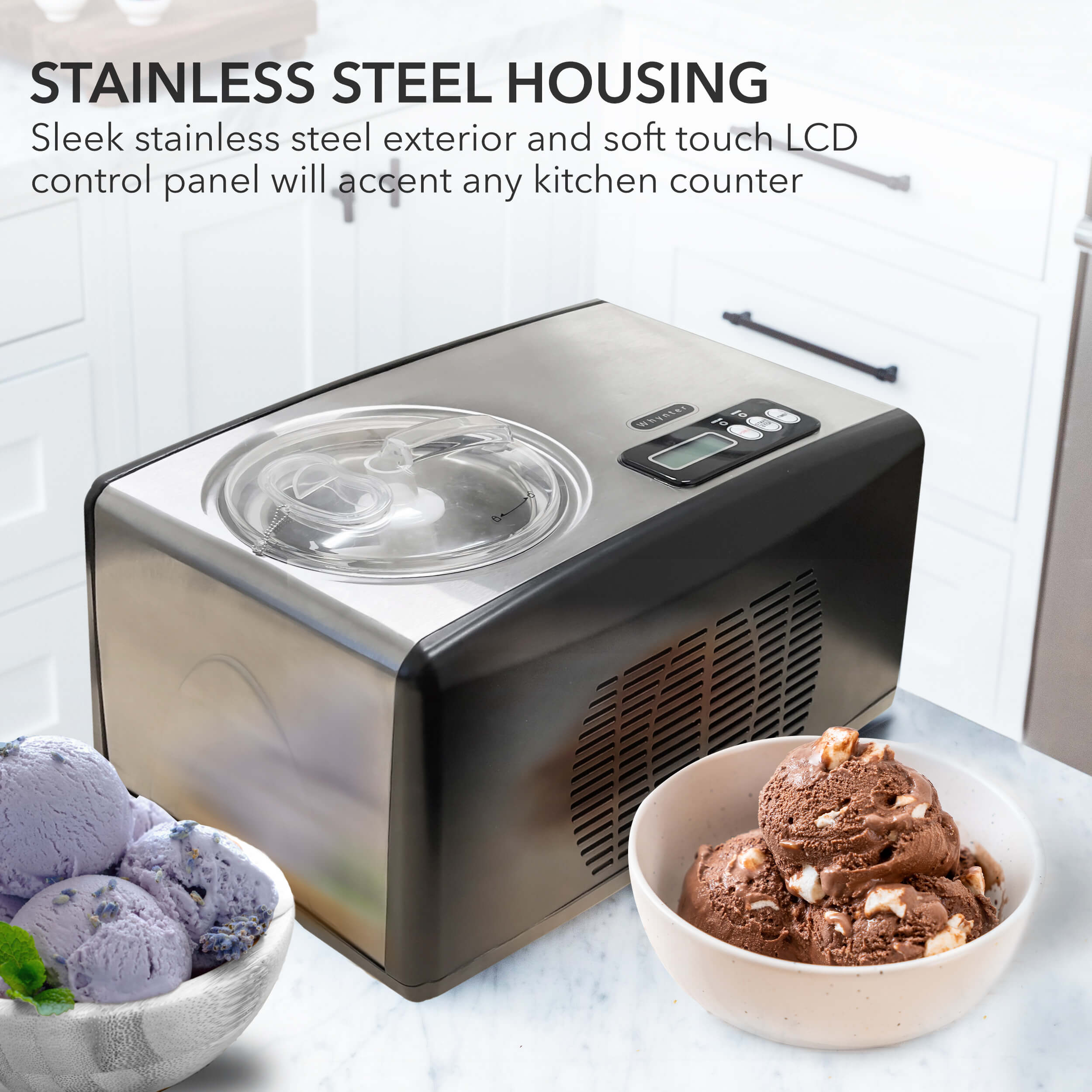 Whynter ICM-15LS Capacity Stainless Steel, with Built-in