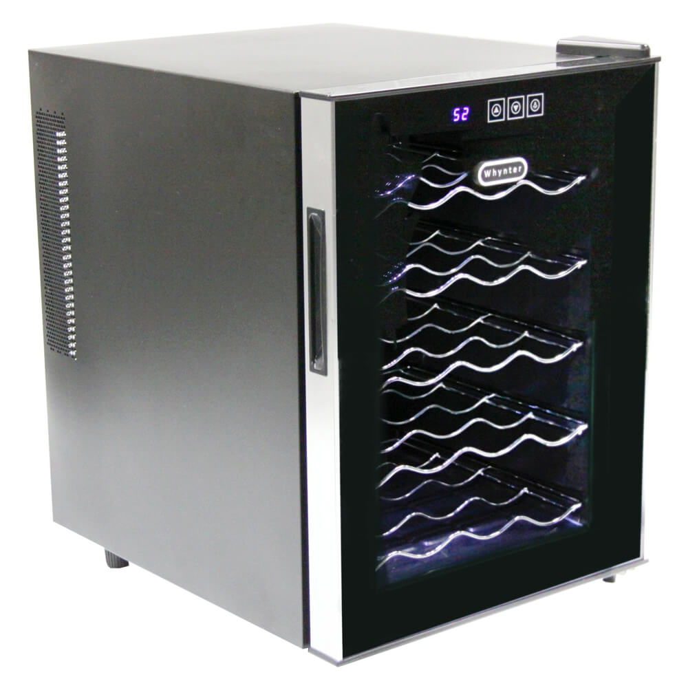 WC201TD Whynter 20 Bottle Freestanding Thermoelectric Wine Cooler with