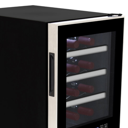 Dual Zone Touch Control Stainless Trim Wine Cooler