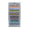Stainless Steel Commercial Beverage Merchandiser Refrigerator
