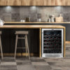 Stainless Steel Wine Refrigerator With Reversible Door